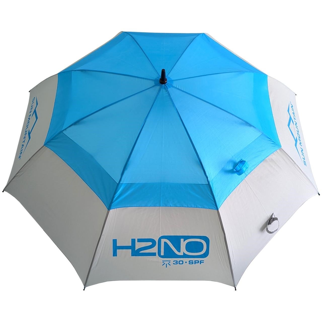 Sun Mountain H2NO 30SPF parasol golfowy 68", niebiesko/szary