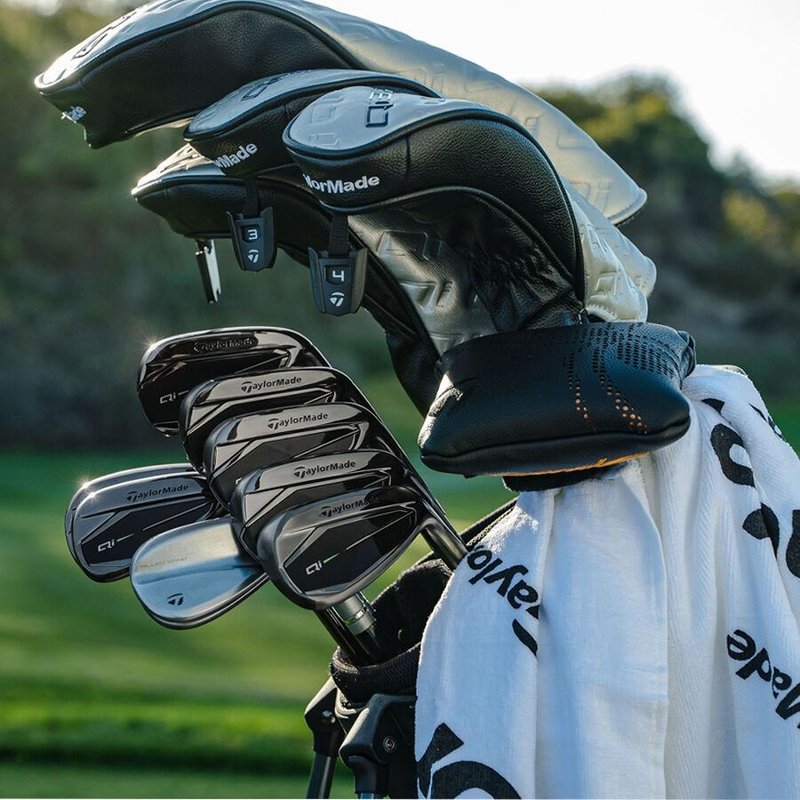 TaylorMade Qi Gunmetal Edition irony męskie, grafit