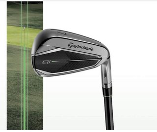 TaylorMade Qi Gunmetal Edition irony męskie, grafit