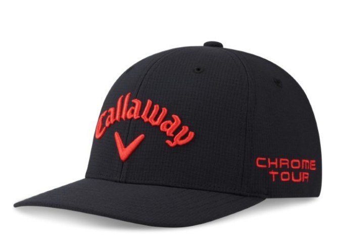 Callaway Tour Authentic Performance Pro męska czapka z daszkiem,czarno/czerwona