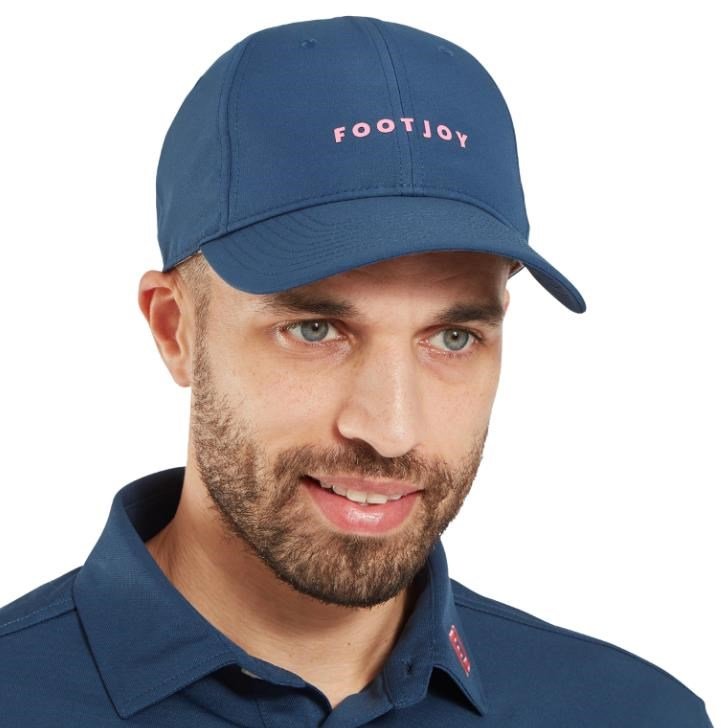 FootJoy Fashion męska cap czapka z daszkiem, dark denim/pink lemonade