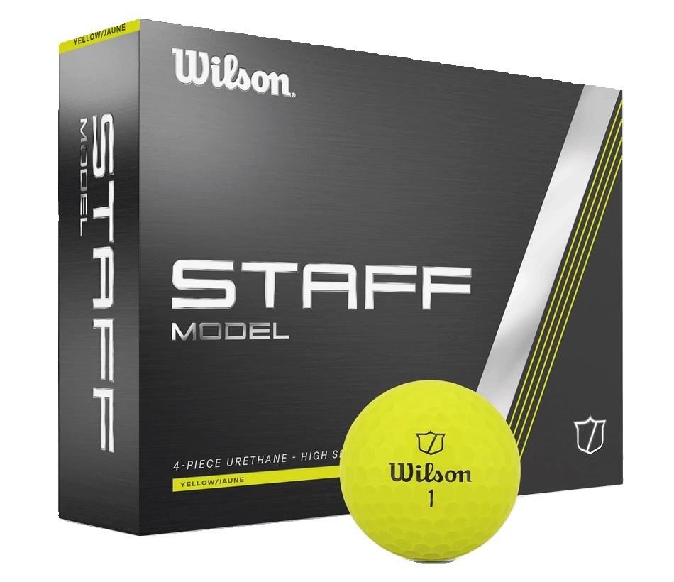 Wilson Staff Model piłki golfowe, żółte