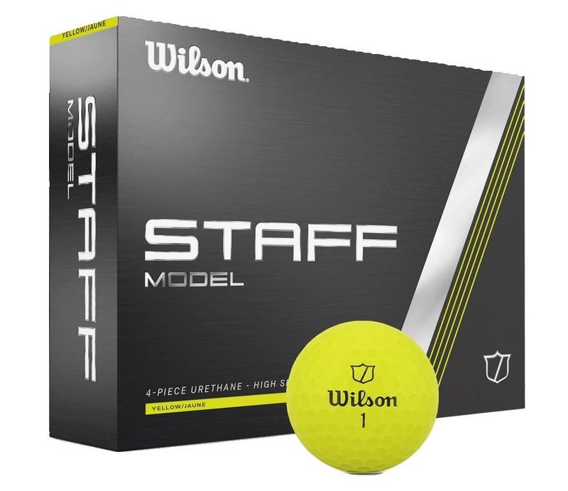 Wilson Staff Model piłki golfowe, żółte