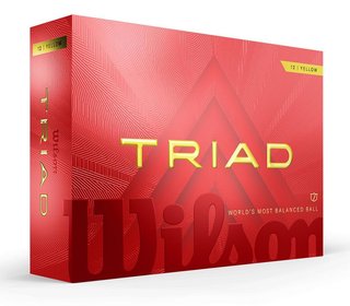 Wilson Triad piłki golfowe, żółte