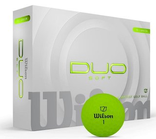 Wilson Duo Soft piłki golfowe, zielone