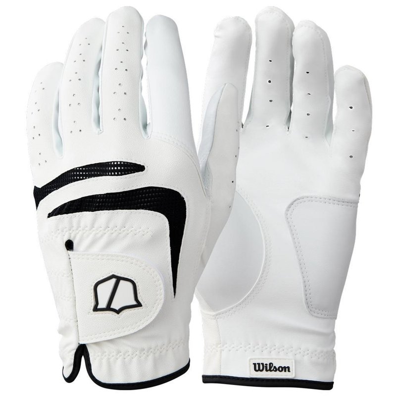Wilson Grip Plus męska rękawica golfowa, biała