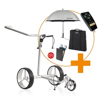 JuStar Carbon Light Set wózek elektryczny + pilot zdalnego sterowania