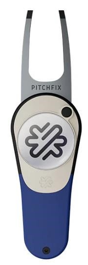 Pitchfix Icon pitchfork z markerem, granatowe