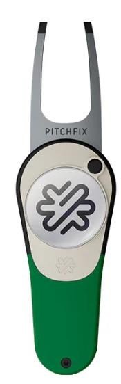 Pitchfix Icon pitchfork z markerem, zielone
