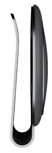 Pitchfix gun metal klips na daszek z magnesem + marker