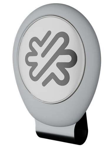 Pitchfix biały klips na daszek z magnesem + marker