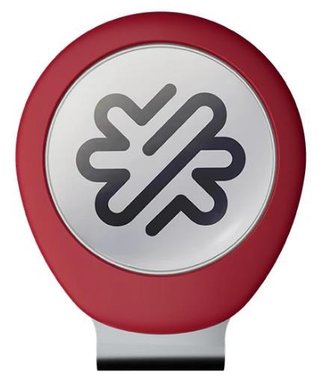 Pitchfix czerwony klips na daszek z magnesem + marker