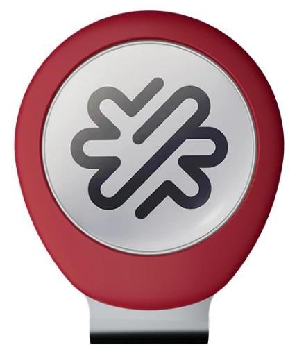 Pitchfix czerwony klips na daszek z magnesem + marker