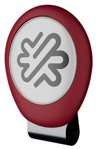 Pitchfix czerwony klips na daszek z magnesem + marker