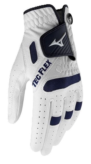 Mizuno TecFlex męska rękawiczka golfowa, biała
