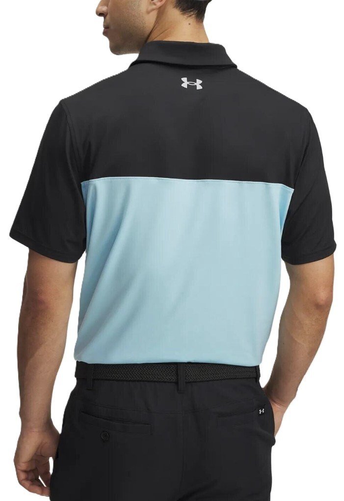 Under Armour T2G Color Block męskie polo, czarne