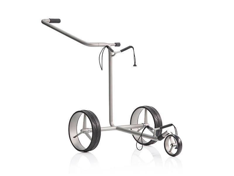 JuStar Silver 3-Wheeled wózek golfowy + GRATIS torba transportowa