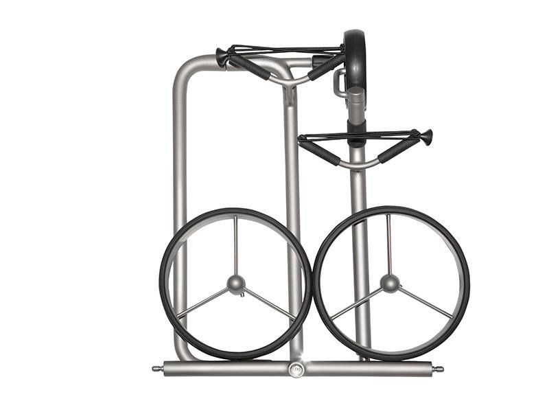 JuStar Silver 3-Wheeled wózek golfowy + GRATIS torba transportowa