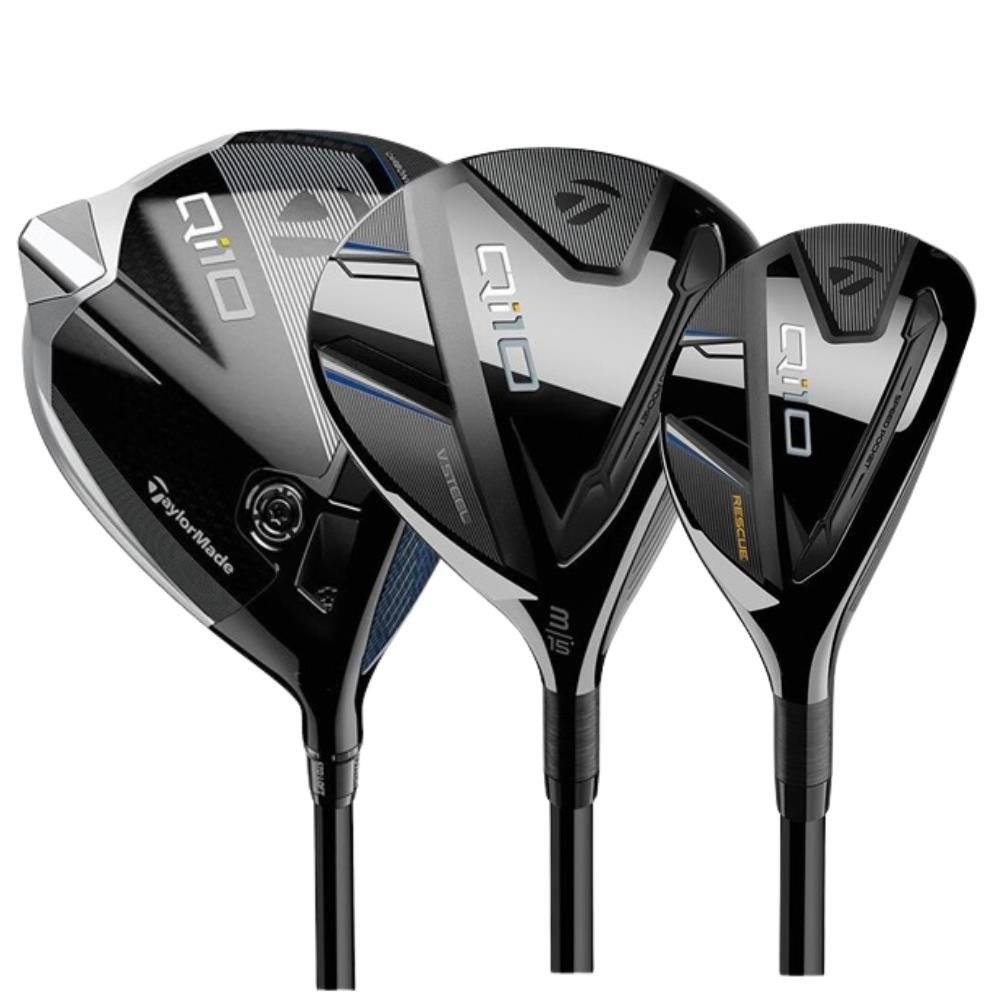 TaylorMade Qi10 Combo męski zestaw 3 kijów