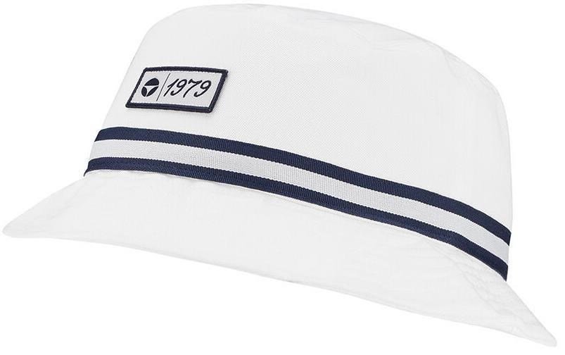 TaylorMade Vintage Twill Bucket męski kapelusz, biały