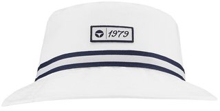 TaylorMade Vintage Twill Bucket męski kapelusz, biały