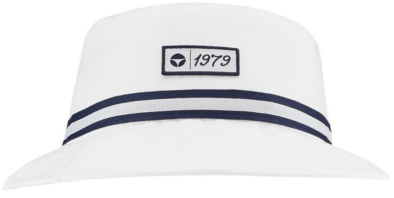 TaylorMade Vintage Twill Bucket męski kapelusz, biały