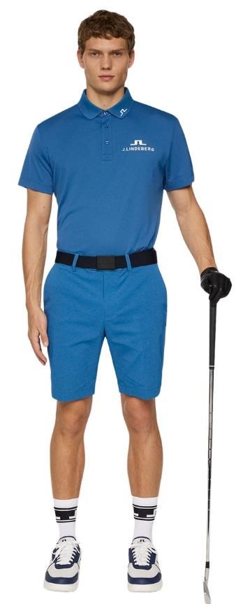 J.Lindeberg KV Tour Golf męskie polo, niebieski