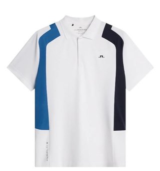J.Lindeberg Legacy męskie polo, białe