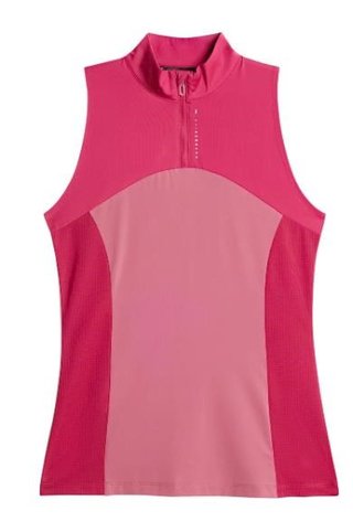 J.Lindeberg Tiana Sleeveless damskie polo, rose wine