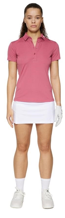 J.Lindeberg Tour Tech damskie polo, rose wine