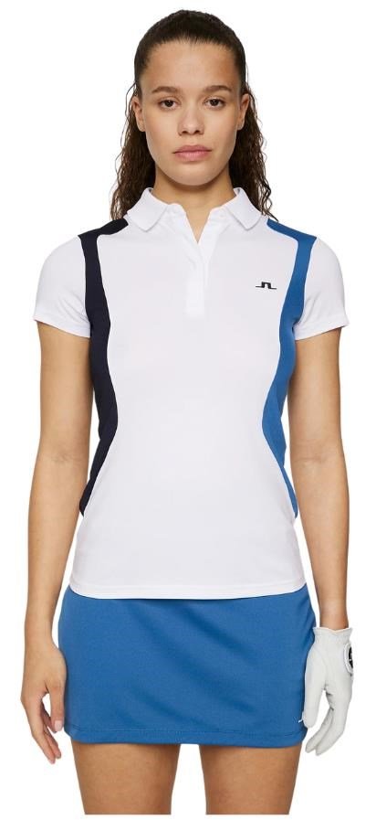J.Lindeberg Bea damskie polo, białe