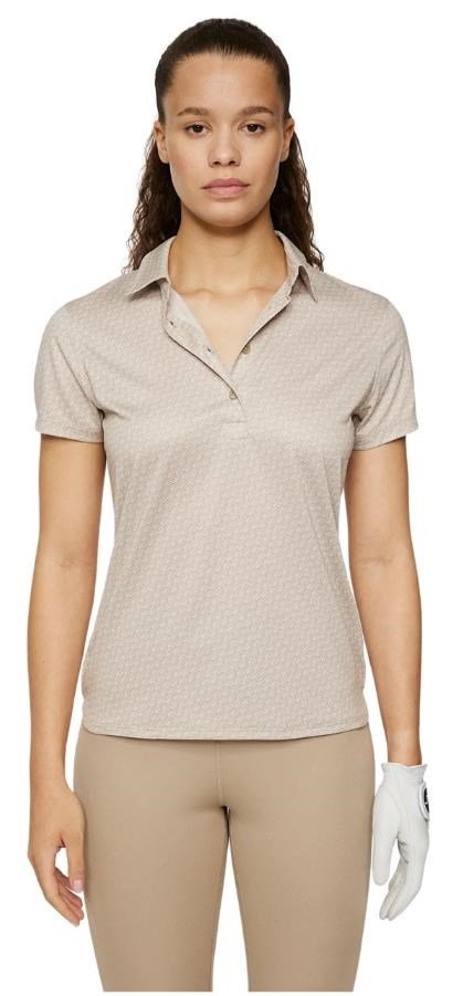 J.Lindeberg Caitlyn damskie polo, shadow bridge khaki
