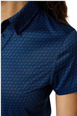 J.Lindeberg Caitlyn damskie polo, shadow bridge navy