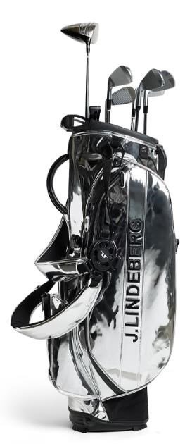 J.Lindeberg Silver Play stand bag, reflection