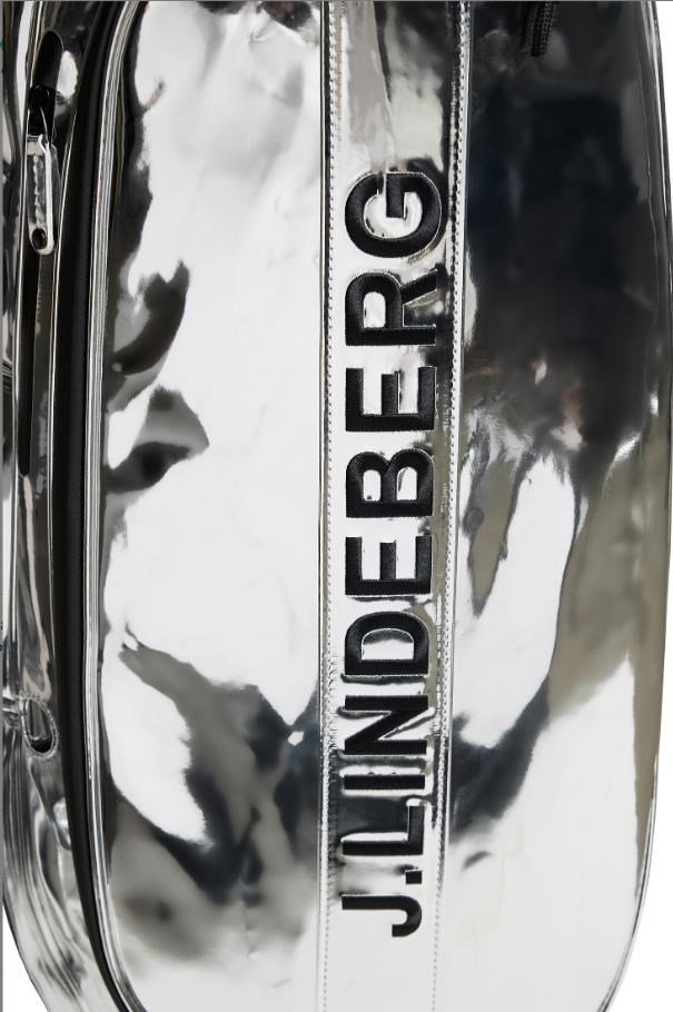 J.Lindeberg Silver Play stand bag, reflection