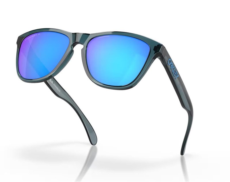 Oakley Frogskins okulary przeciwsłoneczne, Prizm Sapphire Polarized Lenses/Crystal Black