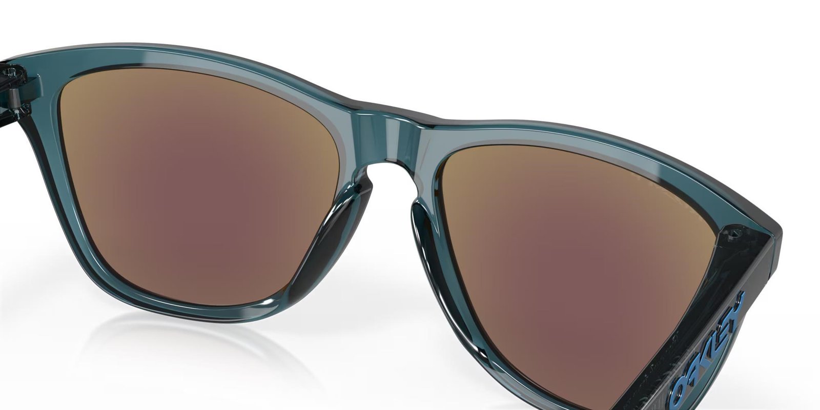 Oakley Frogskins okulary przeciwsłoneczne, Prizm Sapphire Polarized Lenses/Crystal Black