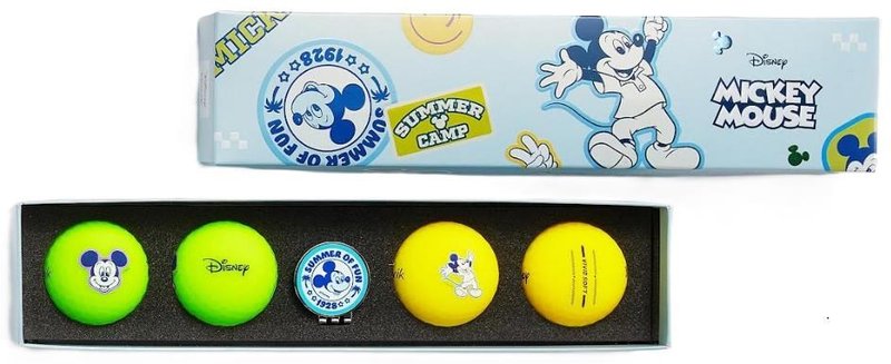 Volvik Vivid Mickey Mouse zestaw podarunkowy, żółty, limonkowy, 4 ks