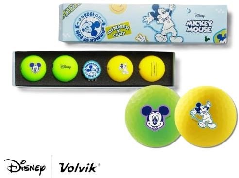 Volvik Vivid Mickey Mouse zestaw podarunkowy, żółty, limonkowy, 4 ks