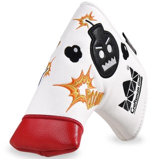 White Bomb Putter headcover