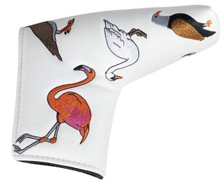 Flamingo White Putter headcover