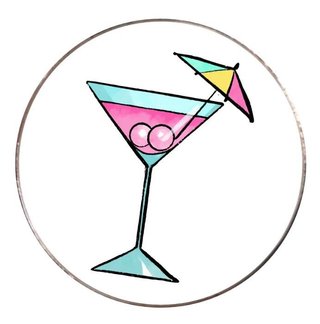 Magnetyczny marker golfowy - drink