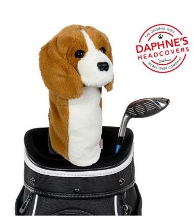 Daphne's Bobcat driver headcover, beagle
