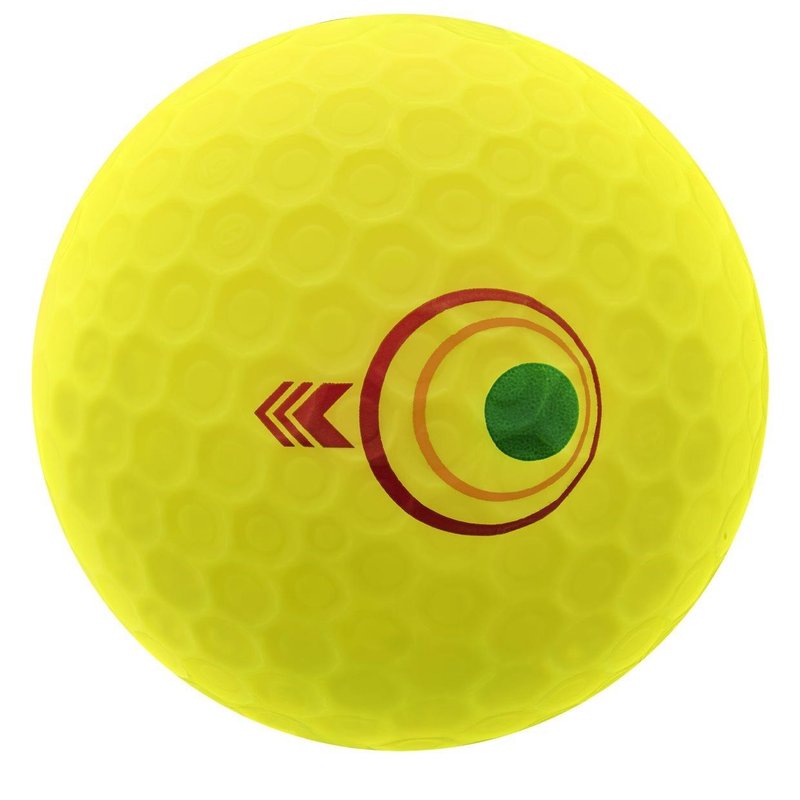Bridgestone e12 Straight MindSet piłki golfowe, żółte