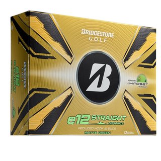 Bridgestone e12 Straight MindSet piłki golfowe, zielone