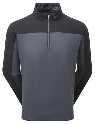 FootJoy ThermoSeries Hybrid Midlayer rmęska bluza, czarno/szara