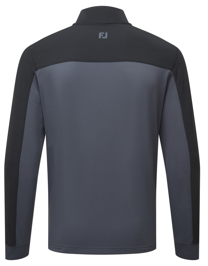 FootJoy ThermoSeries Hybrid Midlayer rmęska bluza, czarno/szara