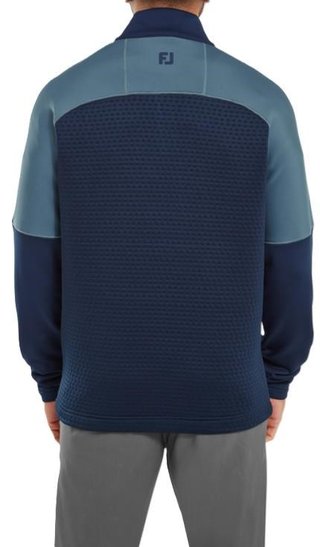 FootJoy ThermoSeries Jacquard Midlayer męska bluza, navy slate