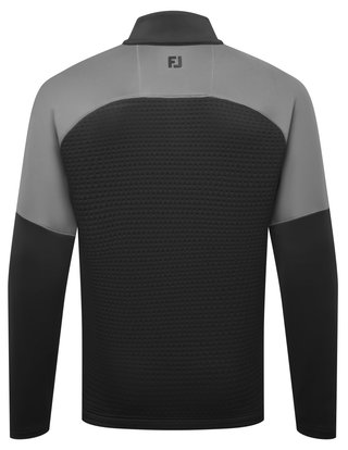 FootJoy ThermoSeries Jacquard Midlayer męska bluza, czarno/szara