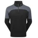 FootJoy ThermoSeries Jacquard Midlayer męska bluza, czarno/szara